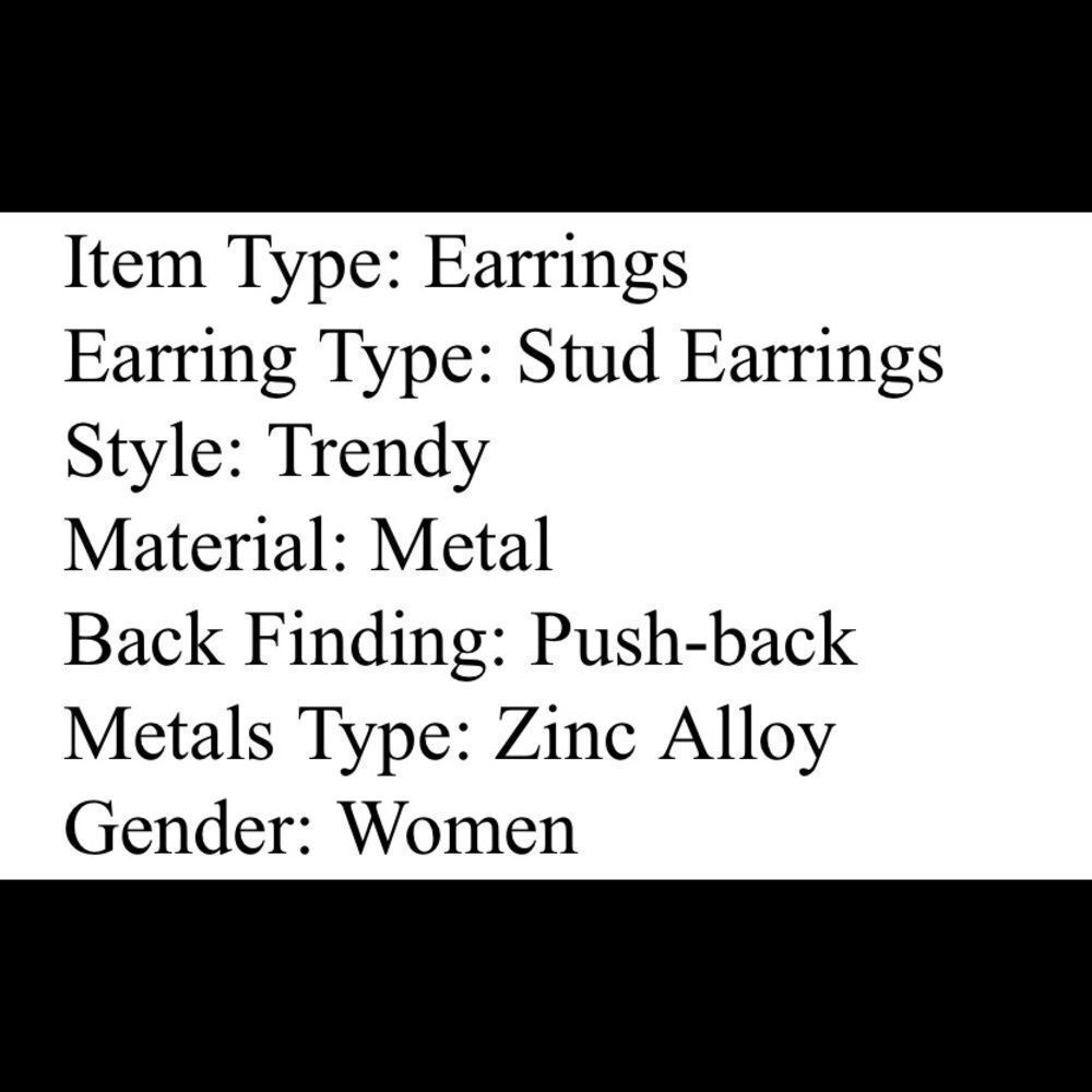 (L3) Irregular Flower Earrings - Picture 6 of 6